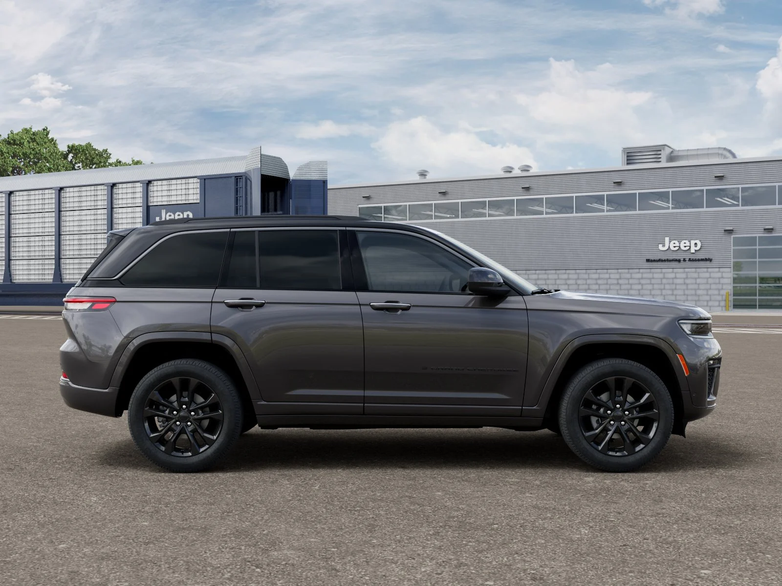 New 2026 Baltic Gray Metallic Clear-Coat Exterior Paint Jeep Limited Reserve image 46