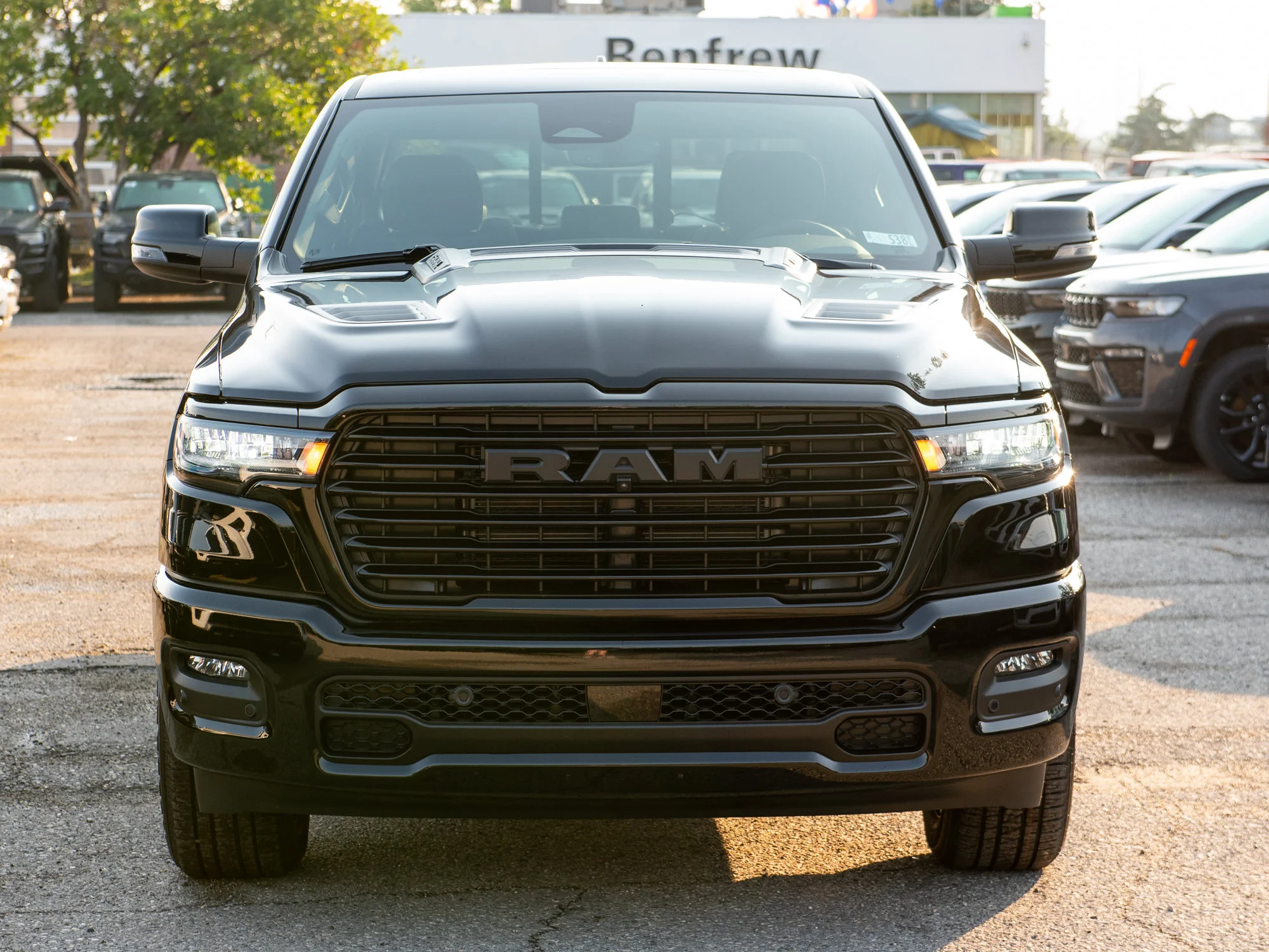 New 2026 Black RAM Sport* Crew Cab 4x4, Panoramic Sunroof, Heated Seats/Wheel, Alpine Audio image 9