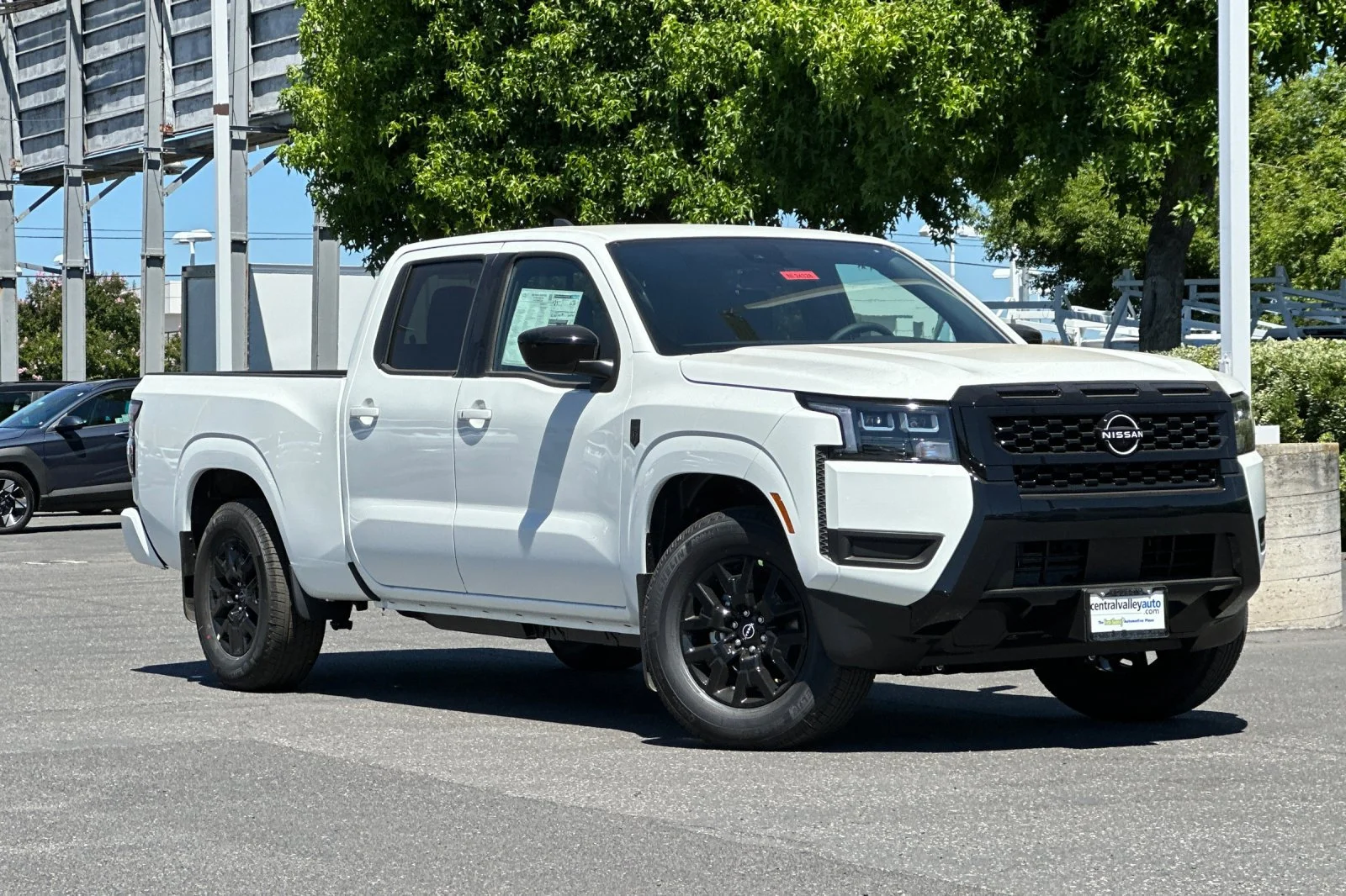 New 2026 Glacier White Nissan Crew Cab SV Long Bed image 2