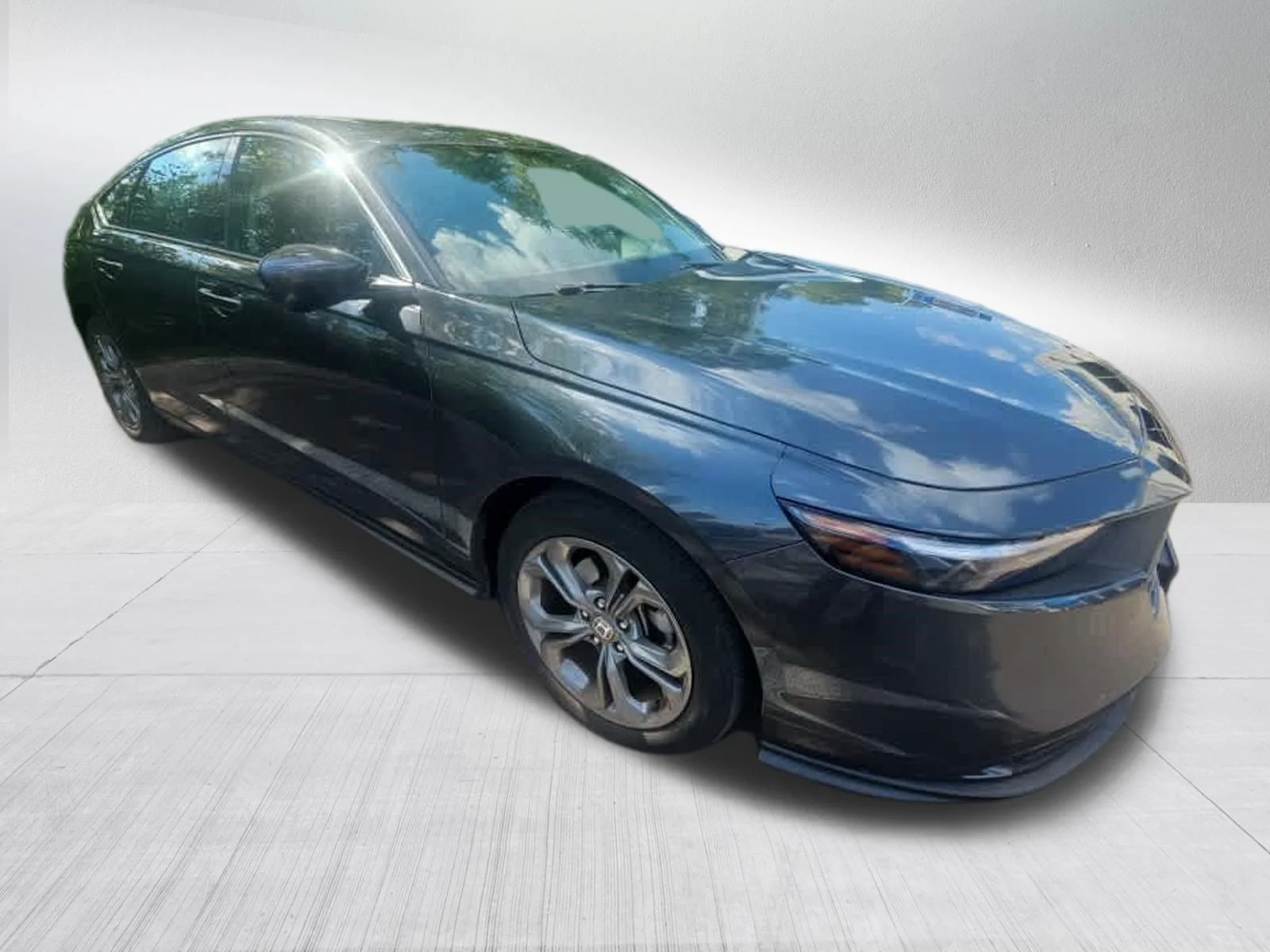 Certified Used 2024 Meteorite Gray Metallic Honda EX image 3