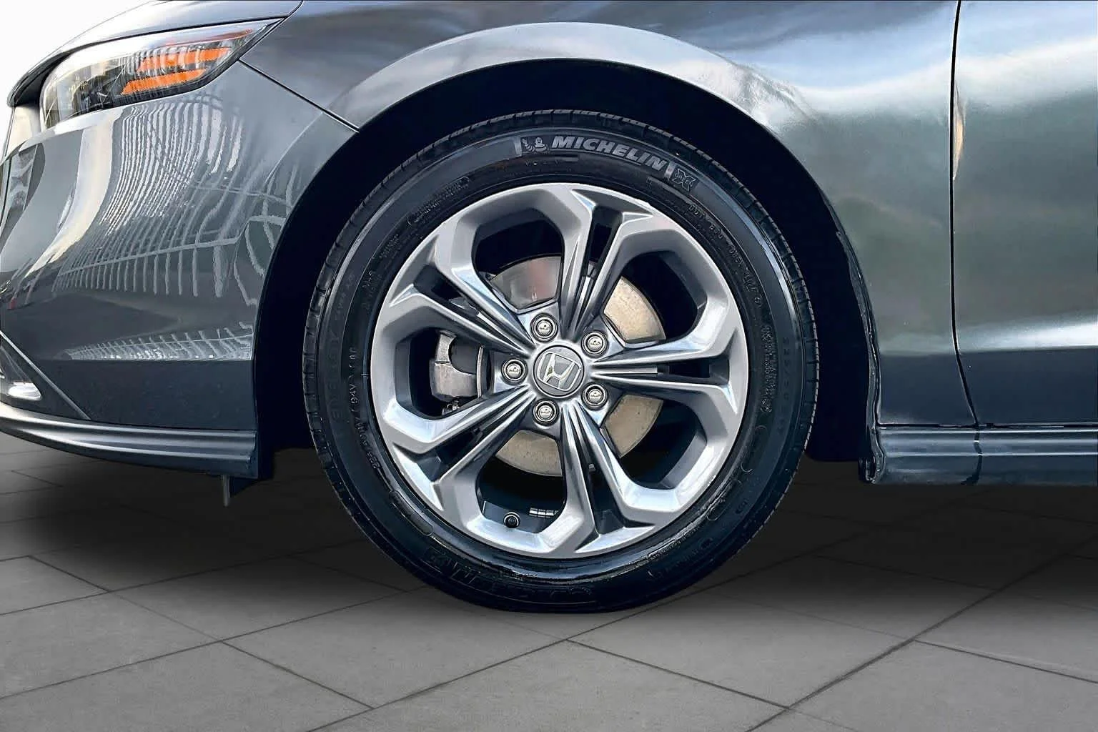 Used 2024 Meteorite Gray Metallic Honda EX image 11