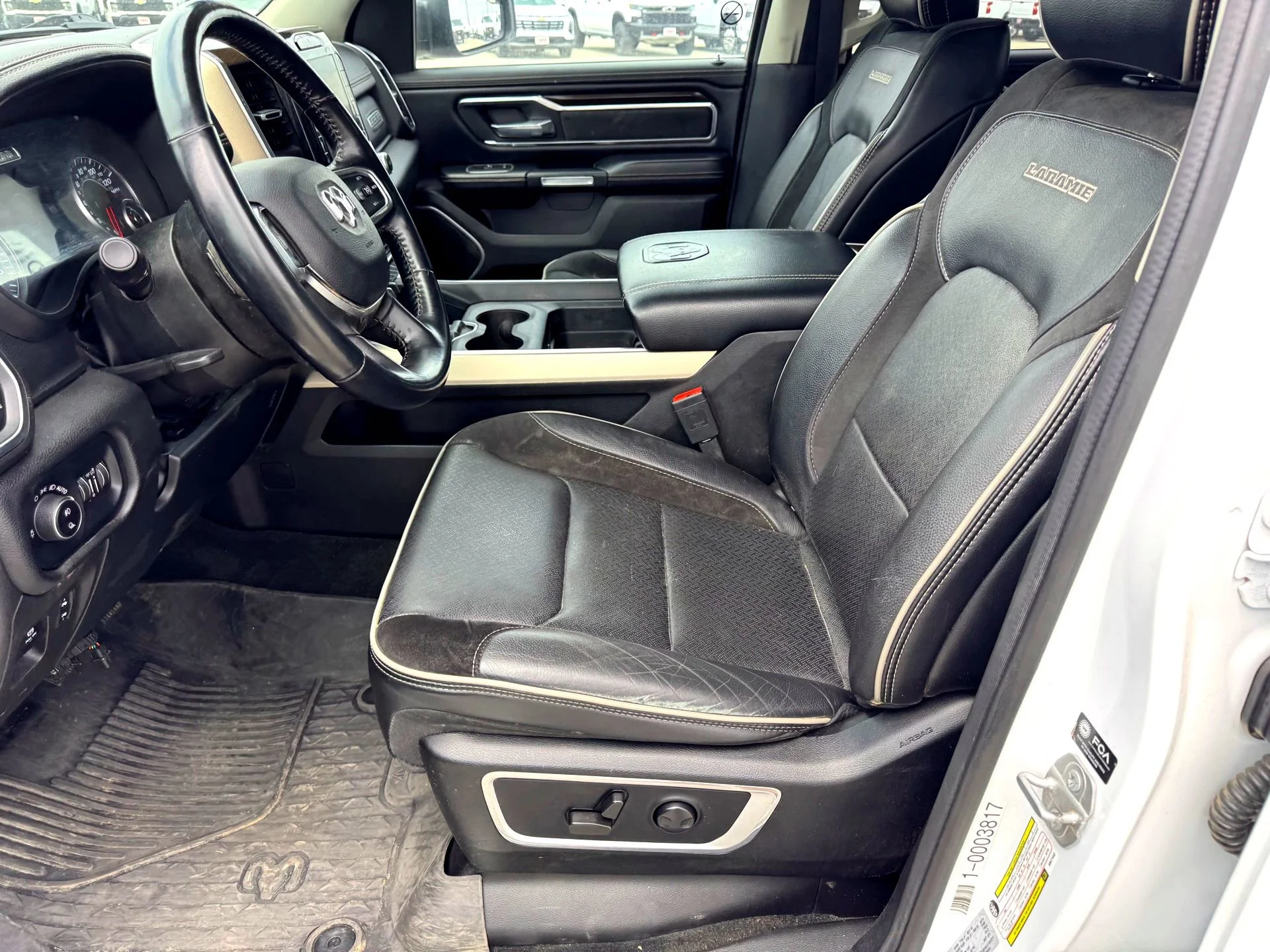 Used 2022 Bright White Clearcoat Ram Laramie image 12