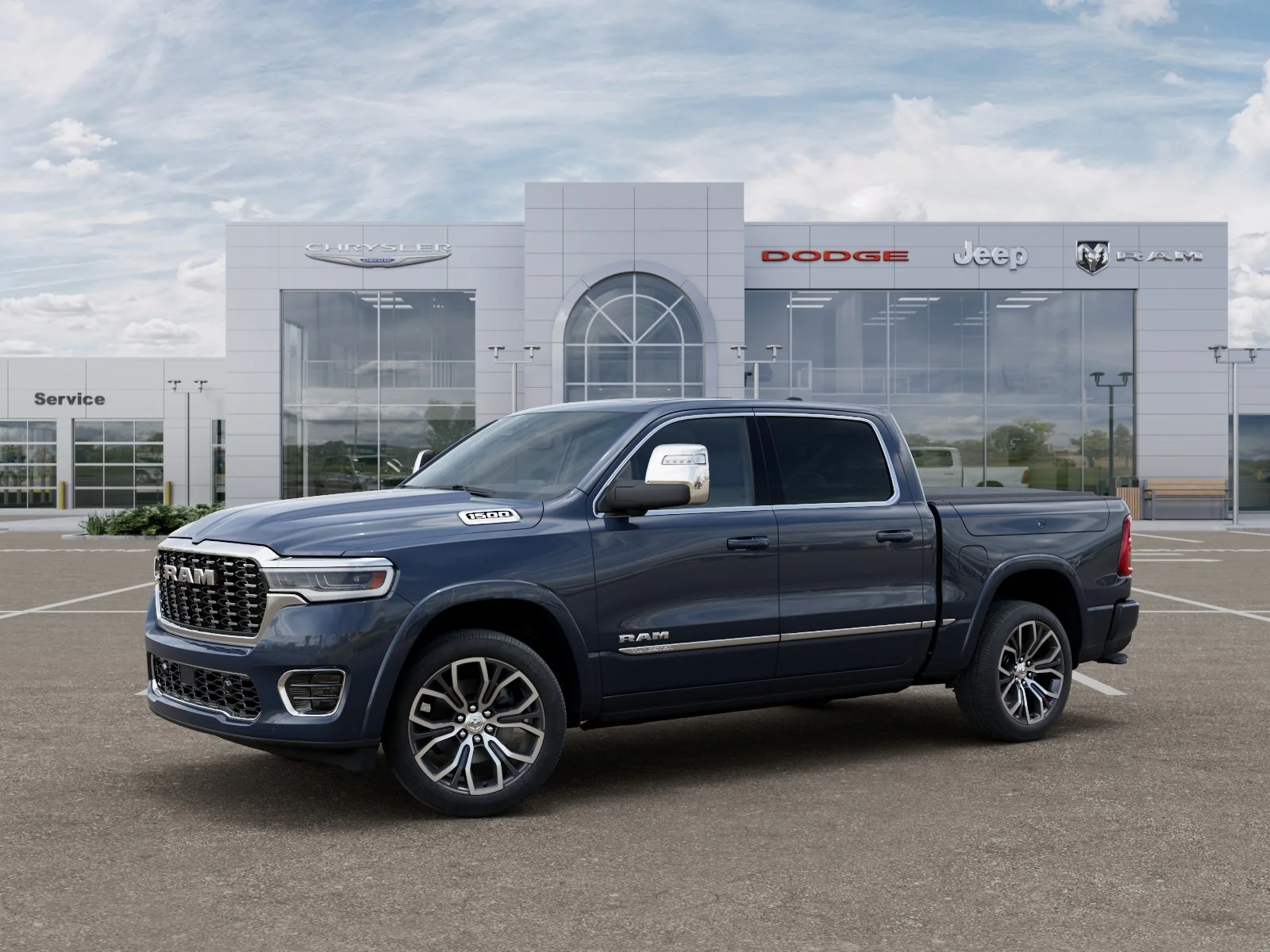 New 2026 Forged Blue Metallic Exterior Paint RAM Tungsten image 11