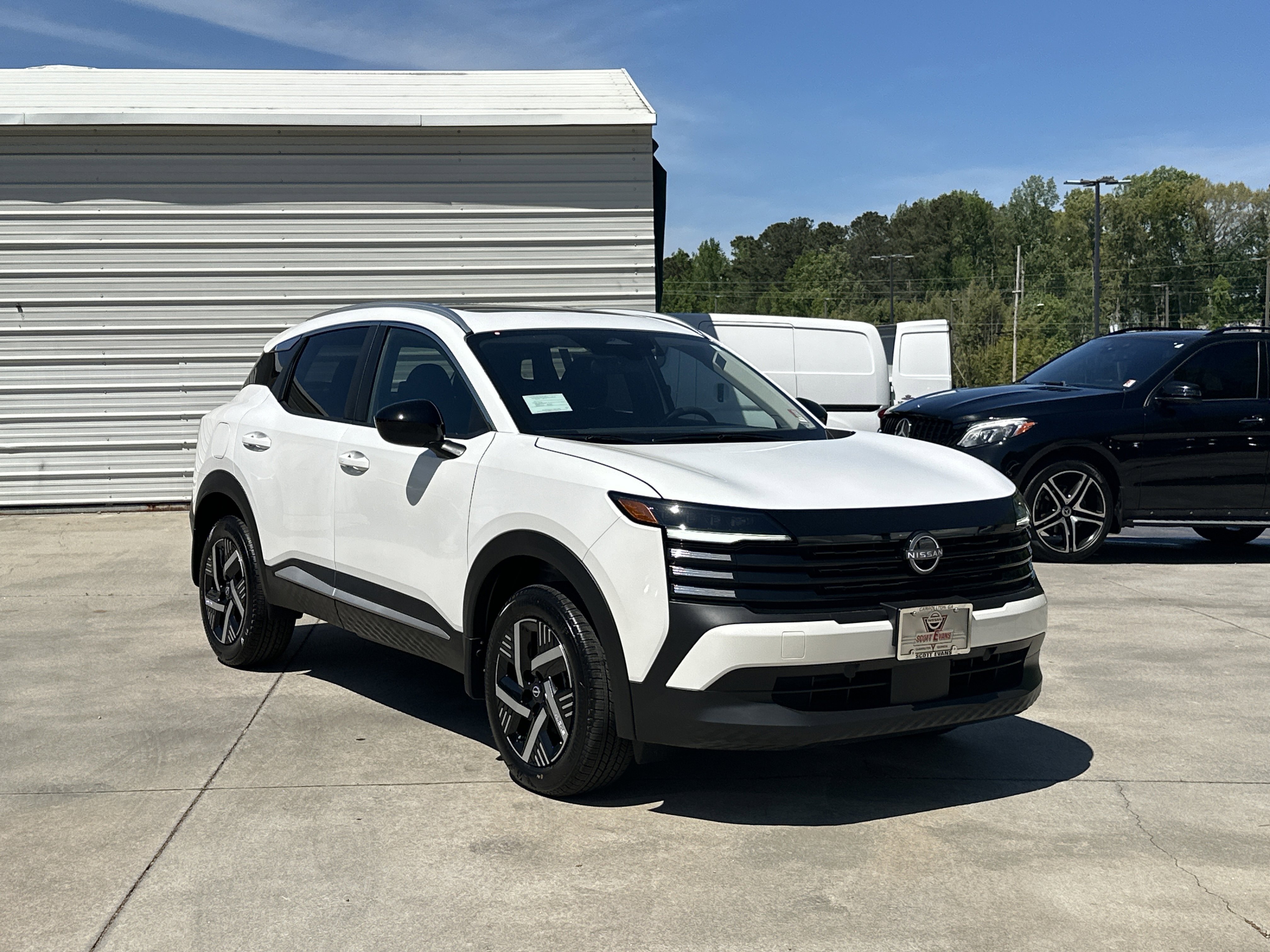 New 2026 Aspen White Tricoat Nissan SV image 2