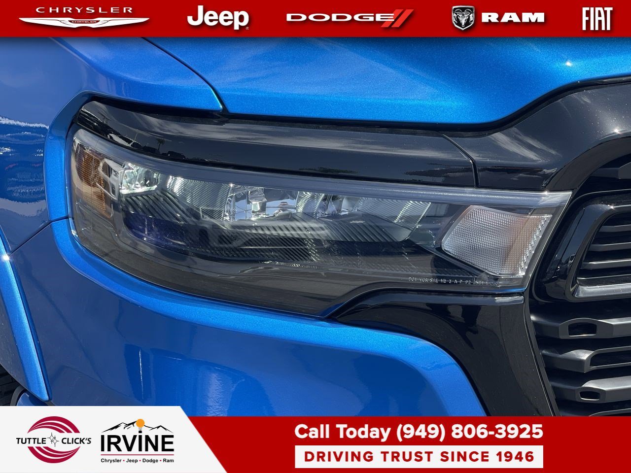 New 2026 Hydro Blue Pearlcoat RAM Big Horn image 7