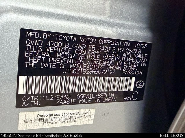 Certified Used 2024 Silver Lexus 350 F SPORT image 33