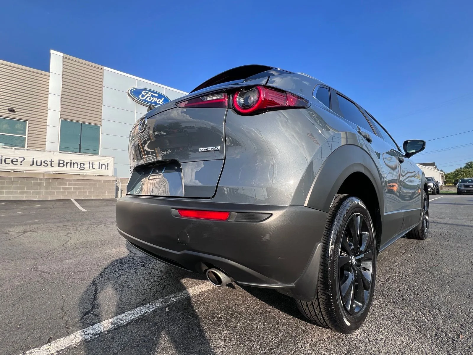 Used 2024 Polymetal Gray Metallic Mazda 2.5 S Carbon Edition image 22