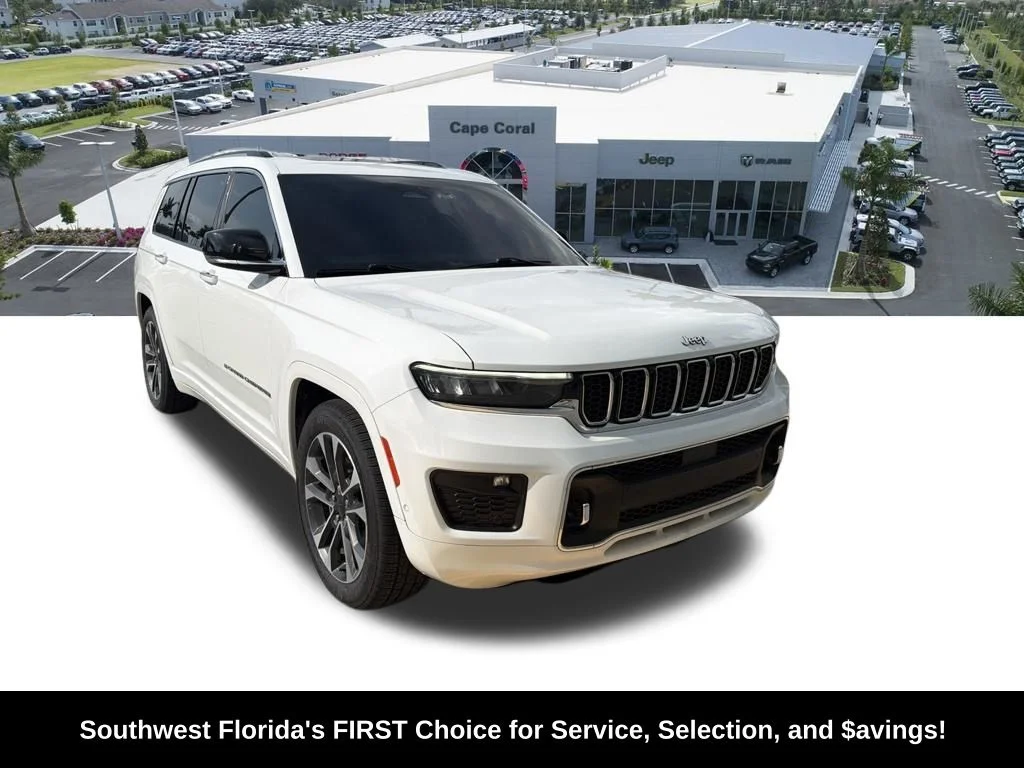 Certified Used 2021 White Jeep Overland image 2