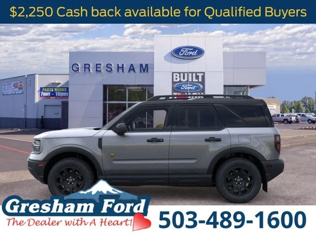 New 2026 Carbonized Gray Metallic Ford Badlands image 3