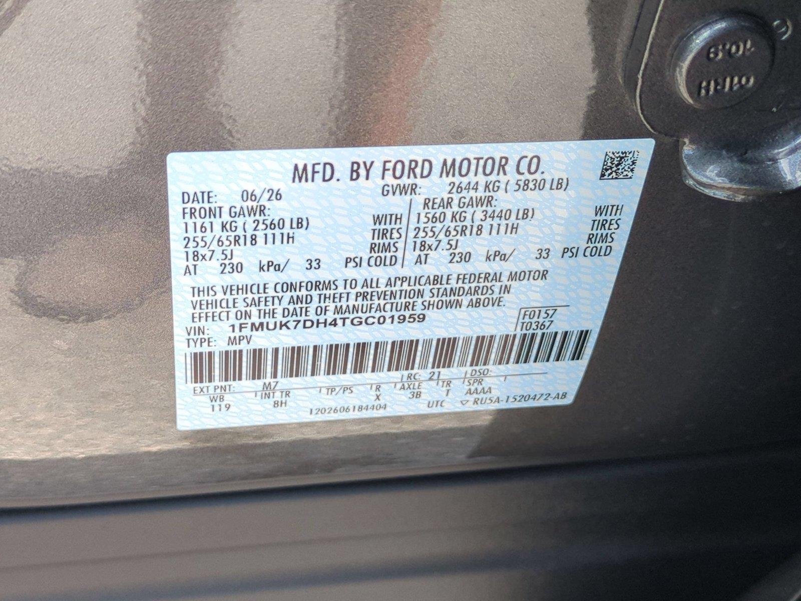 New 2026 Carbonized Gray Metallic Ford Active image 41