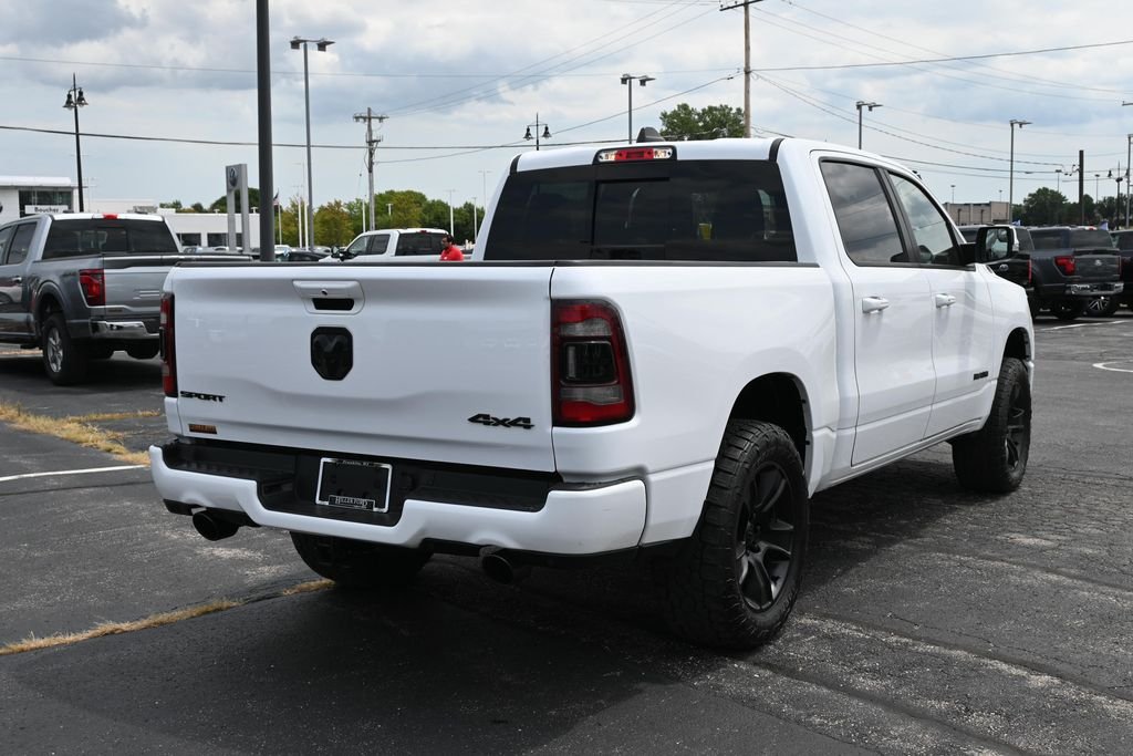 Used 2022 Bright White Clearcoat Ram Sport image 9