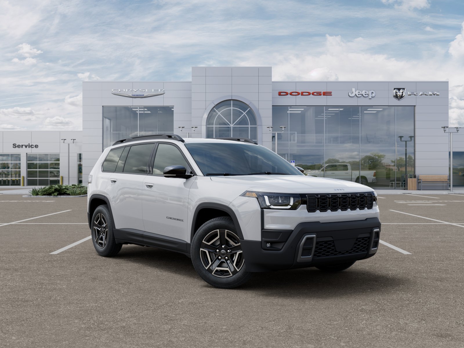 New 2026 Bright White Clear-Coat Exterior Paint Jeep Limited 4x4 image 5