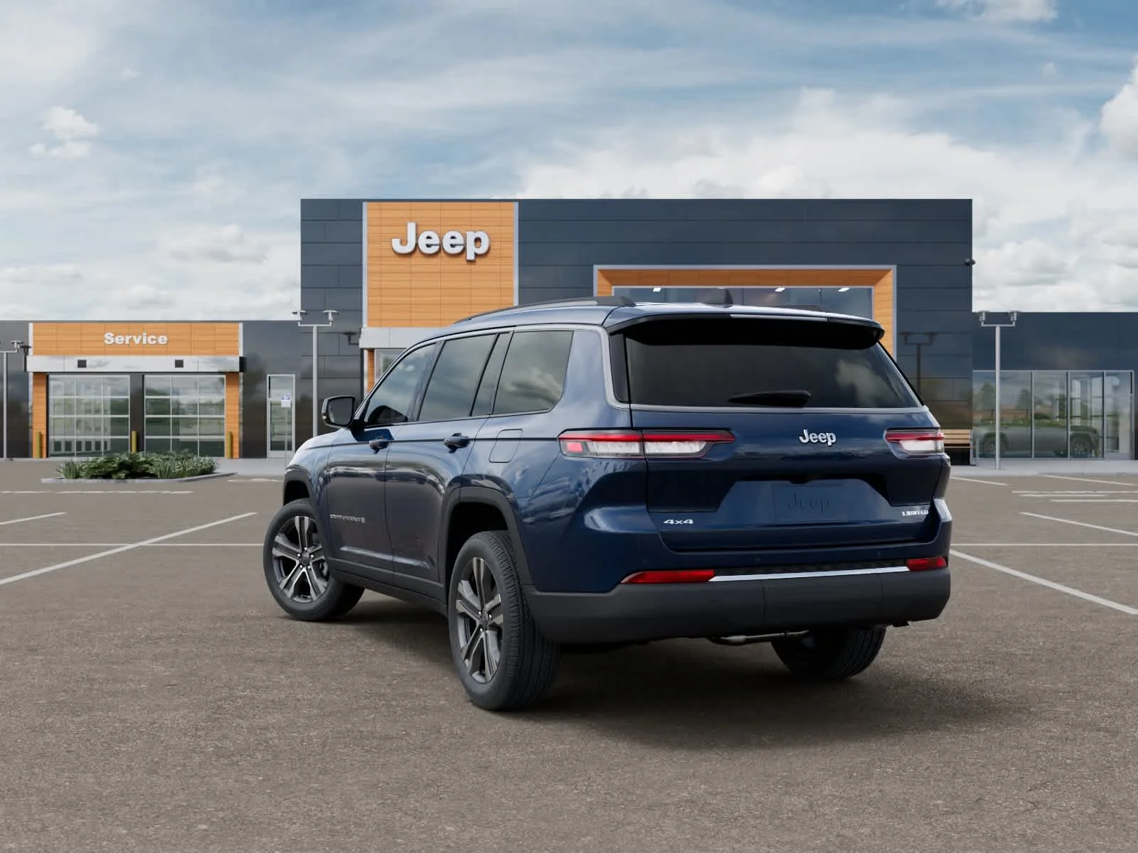 New 2027 Fathom Blue Pearlcoat Jeep Limited image 3