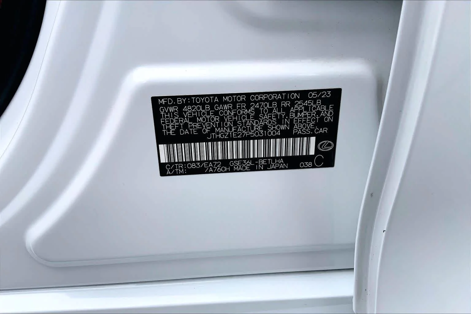 Certified Used 2023 ULTRA WHITE Lexus F SPORT image 37