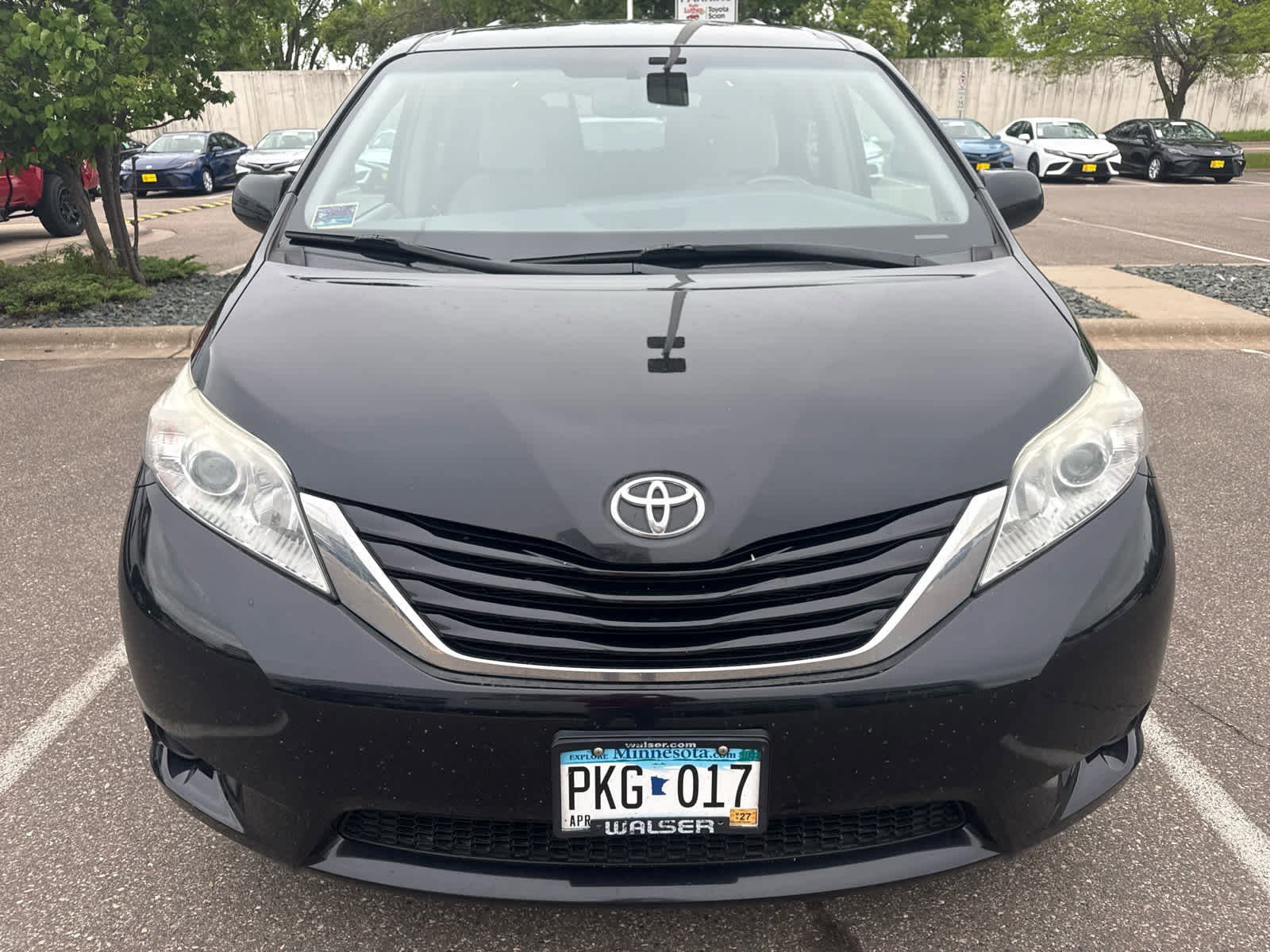 Used 2016 Midnight Black Metallic Toyota LE image 2