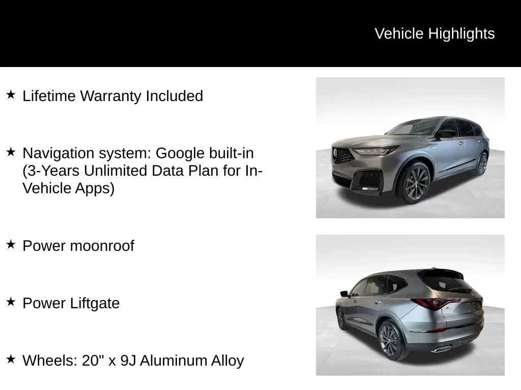 New 2026 Gray Acura A-Spec image 5