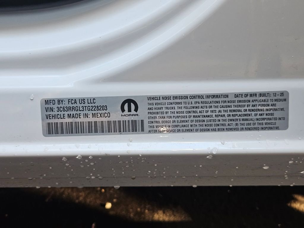 New 2026 Bright White Clear-Coat Exterior Paint RAM Tradesman image 32