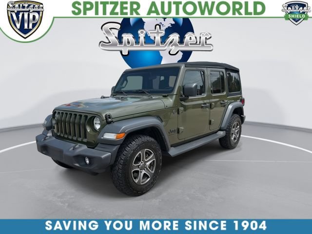 Used 2023 Green Jeep 4-Door Sport S 4x4 image 4