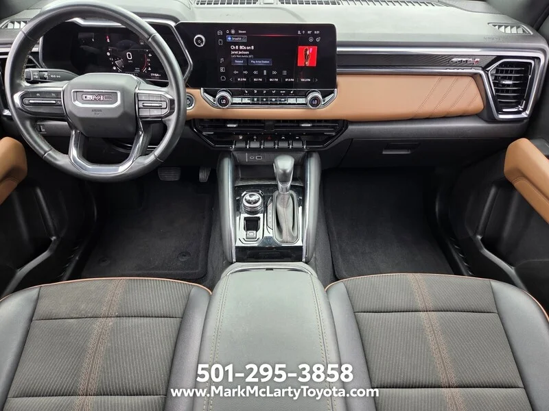 Used 2023 Summit White GMC 4WD Crew Cab AT4 image 12