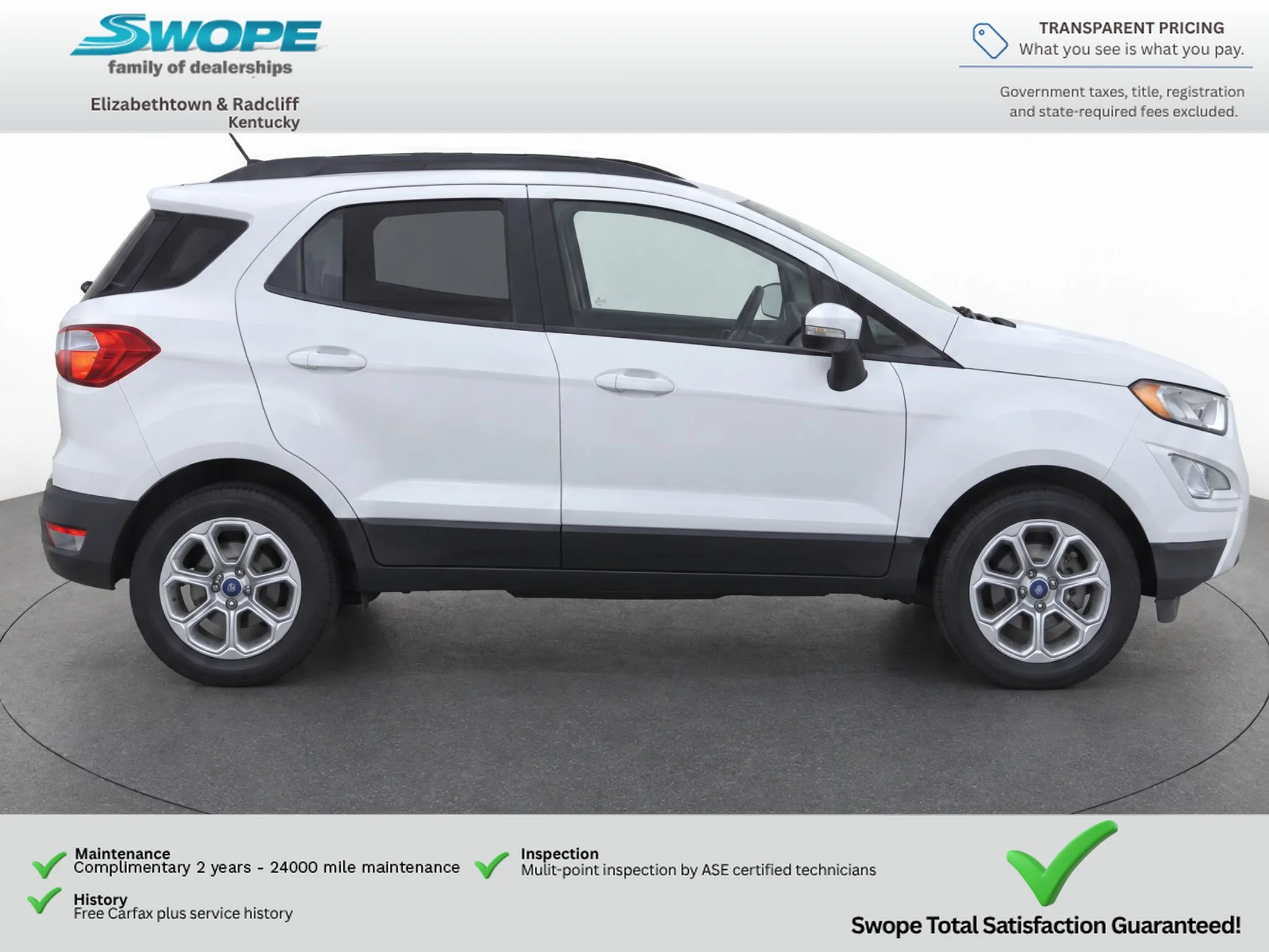 Used 2018 Diamond White Ford SE image 8