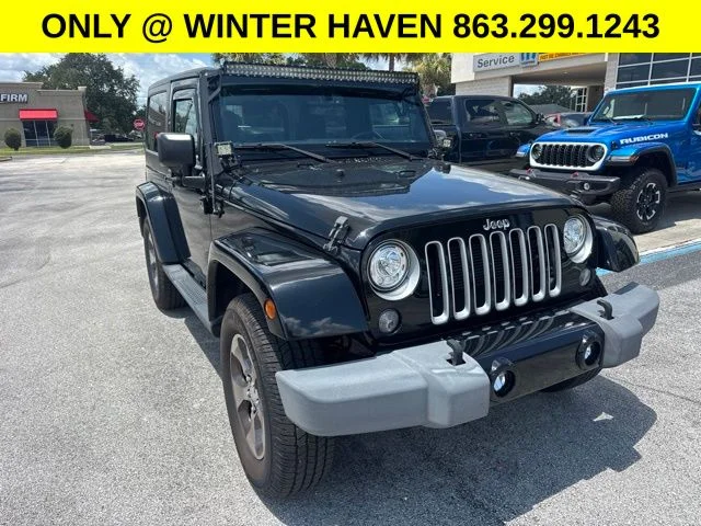Used 2017 Black Jeep Sahara image 8