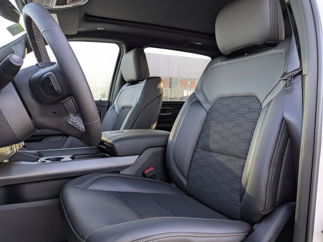 New 2026 White RAM Sport - - 64 Box - Panoramic Sunroof - Sport Performance Hood - Hurricane Turbo & More! image 14