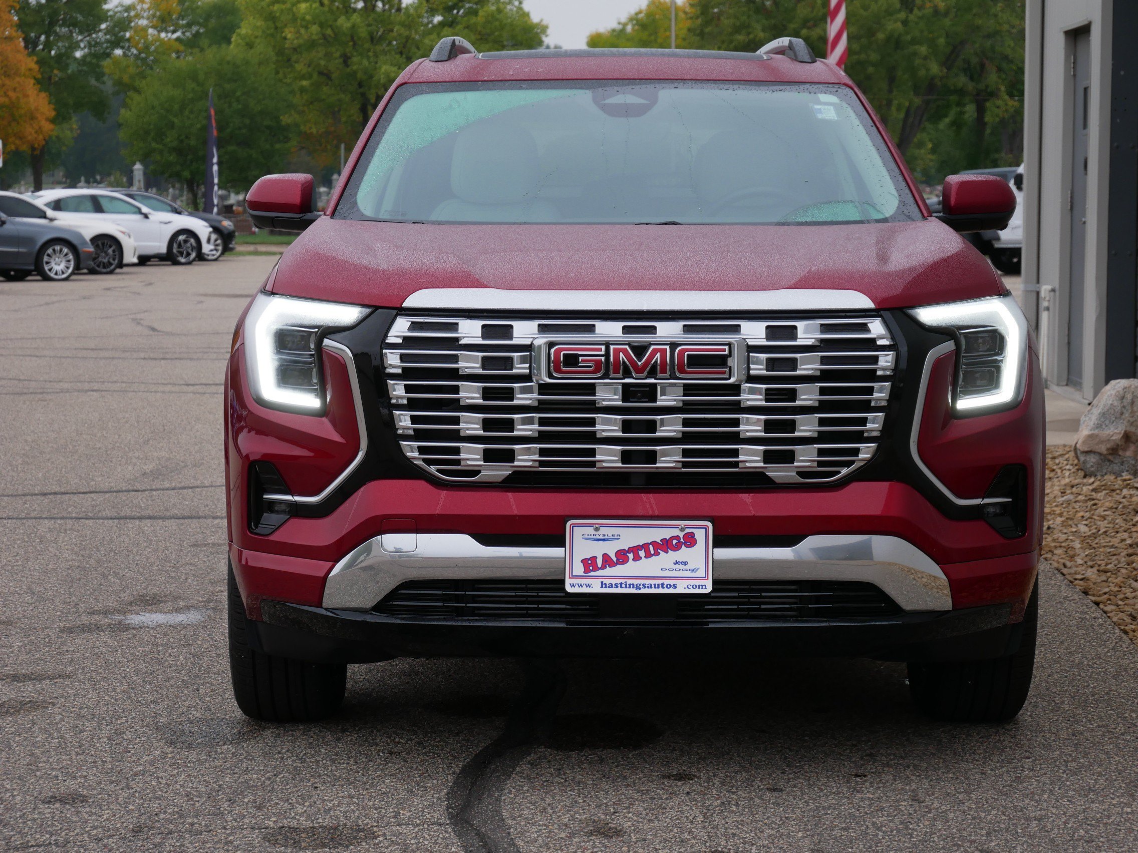 Used 2026 Volcanic Red Tintcoat GMC AWD Denali image 8