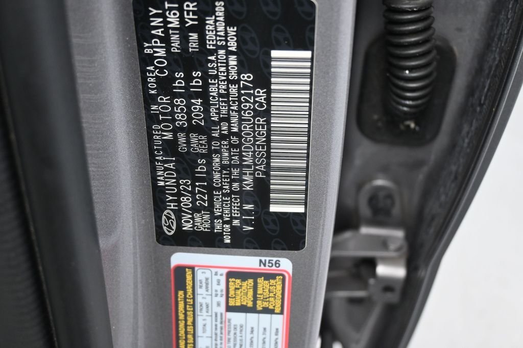 Used 2024 Silver Hyundai SEL image 20