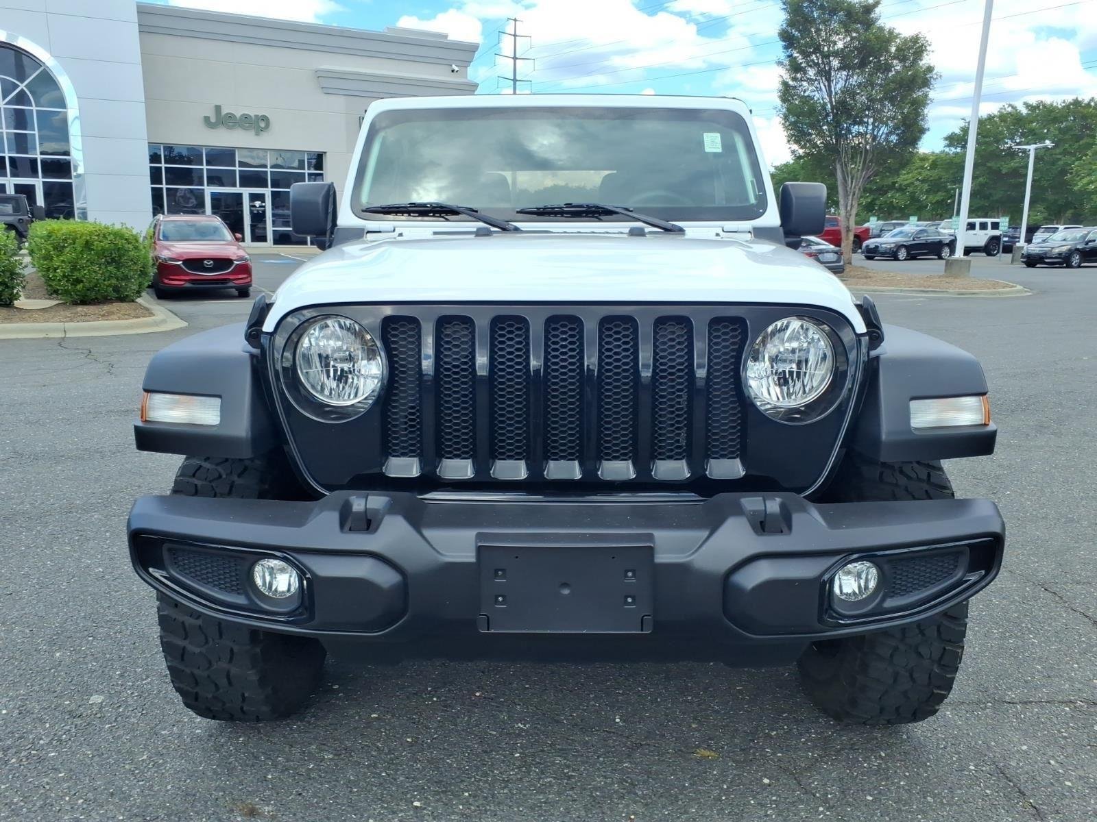 Used 2022 Bright White Clearcoat Jeep Unlimited Willys Sport image 13