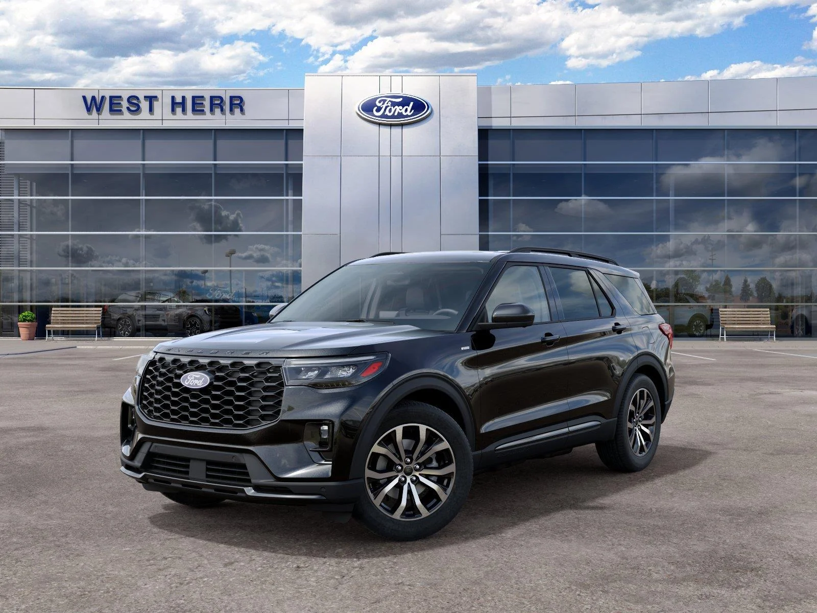 New 2027 Agate Black Metallic Ford ST-Line image 3