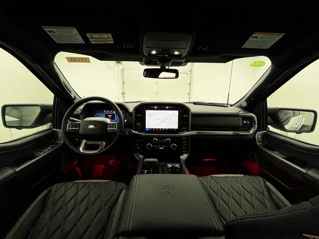 New 2025 White Ford XLT  Black Widow Lifted Truck image 4