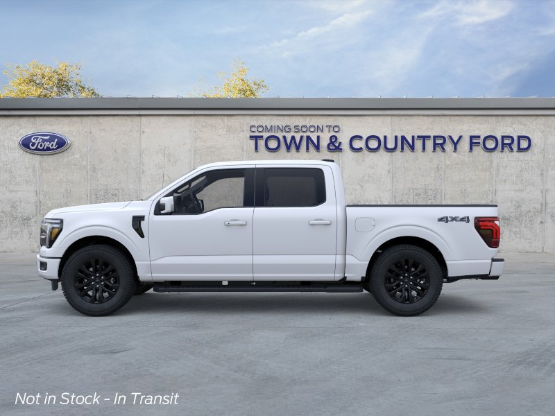 New 2026 Star White Metallic Tri-Coat Ford Lariat image 3