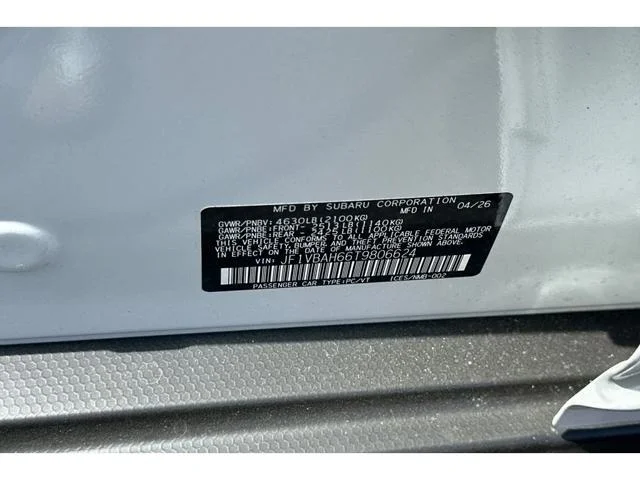 New 2026 CERAMIC WHITE Subaru Base image 50
