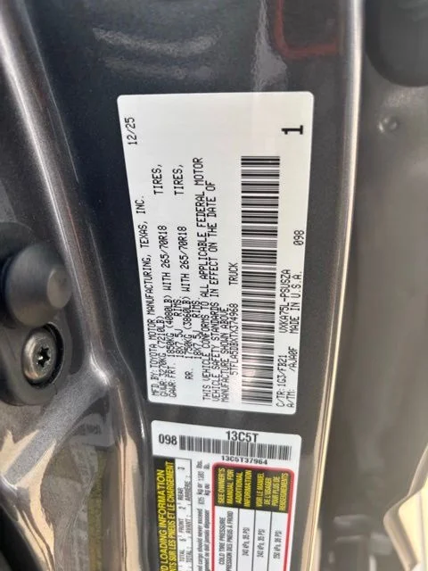 Used 2026 Gray Toyota SR5 image 14