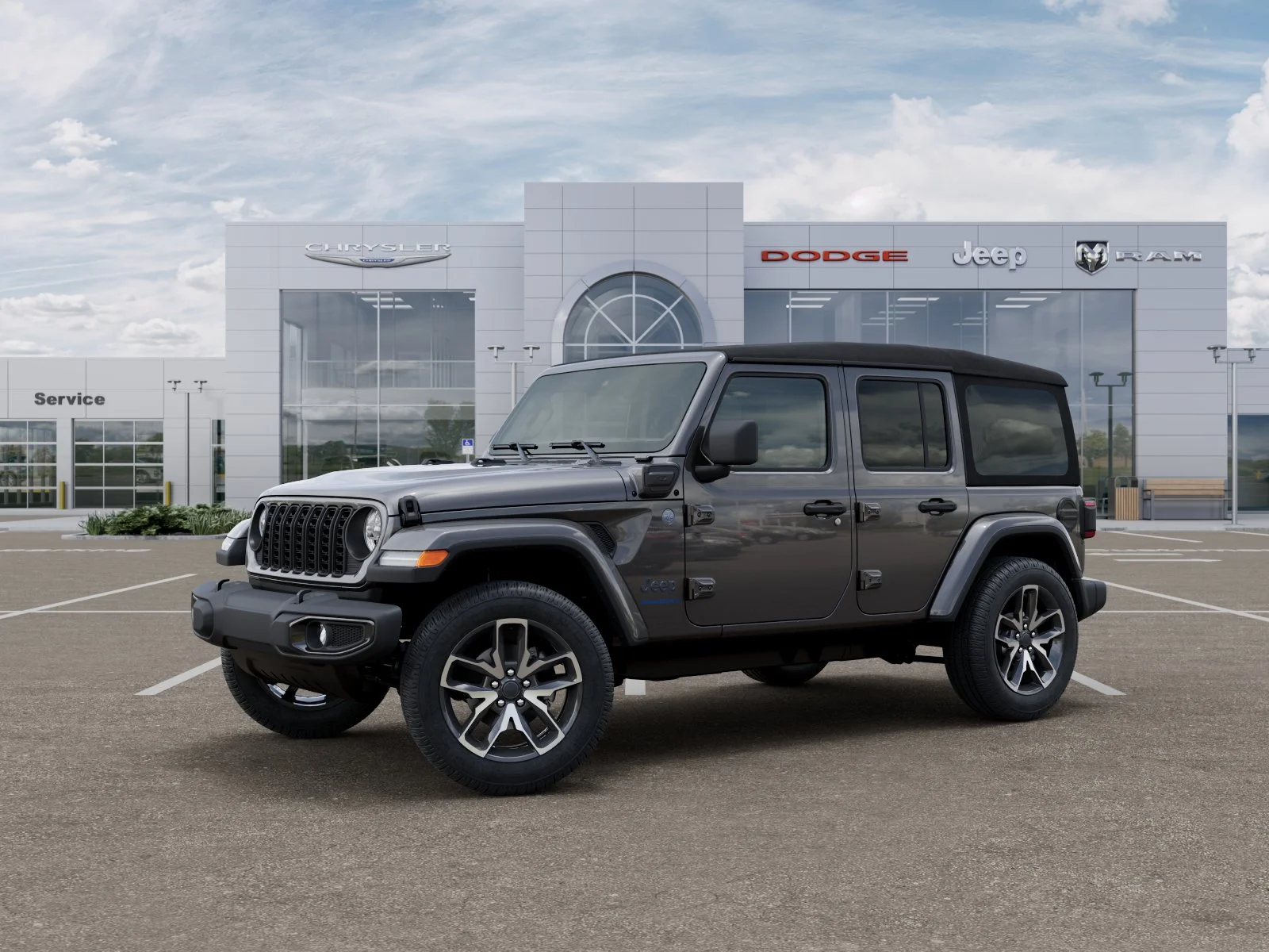 New 2025 Granite Crystal Metallic Clearcoat Jeep Sport S 4xe image 28