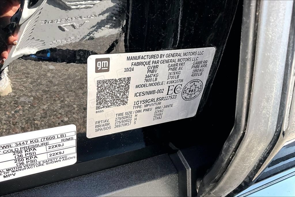 Certified Used 2025 Black Raven Cadillac Sport Platinum image 35
