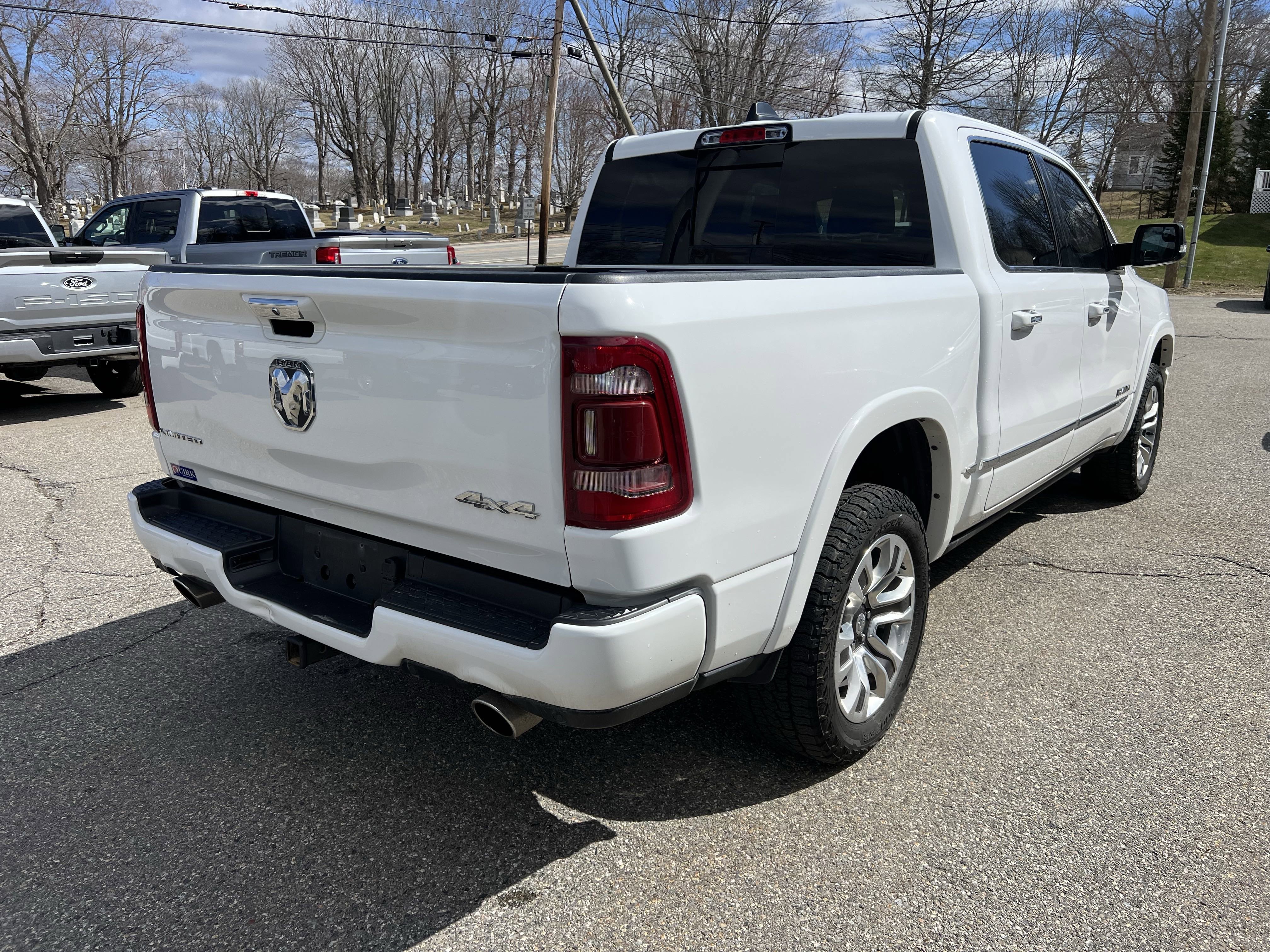 Used 2022 Bright White Clearcoat Ram Limited image 5