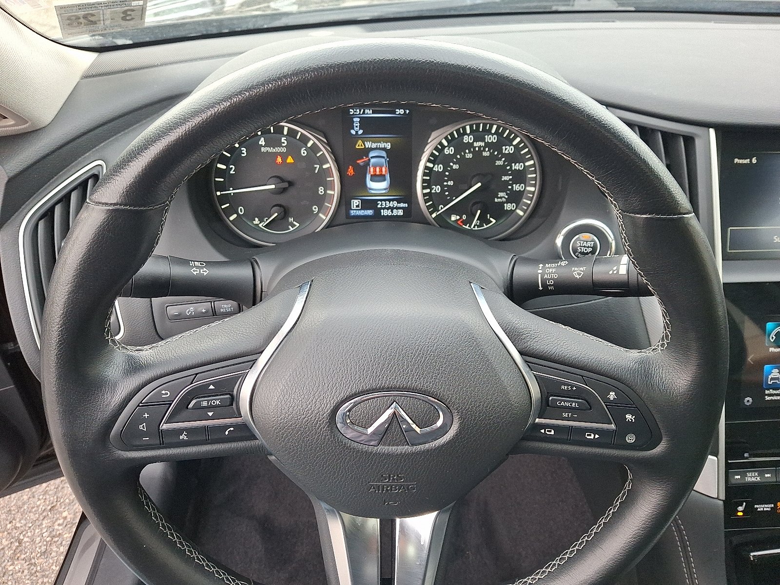 Certified Used 2023 Black Obsidian - KH3 INFINITI LUXE AWD image 21