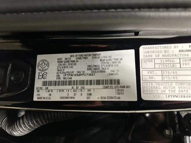 Certified Used 2023 Agate Black Metallic Ford XLT image 15