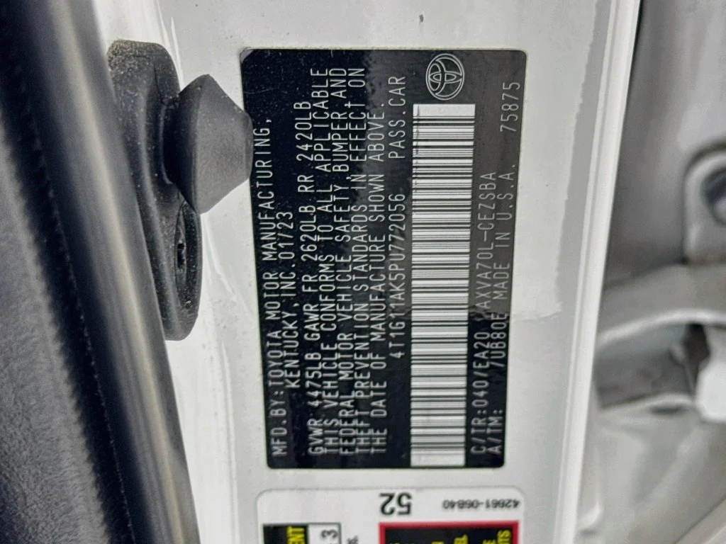Used 2023 White Toyota SE image 36