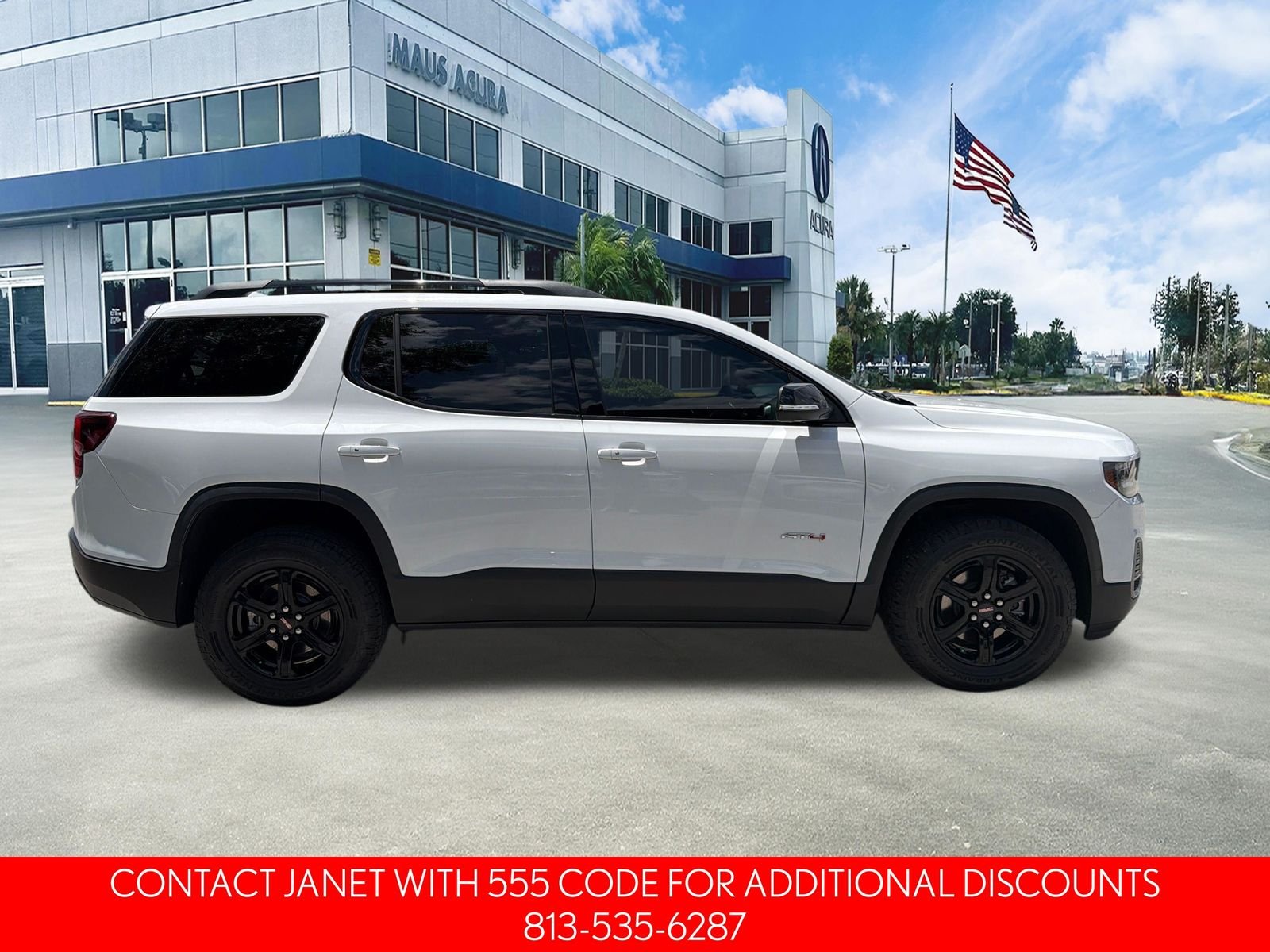 Used 2023 White GMC AT4 image 3