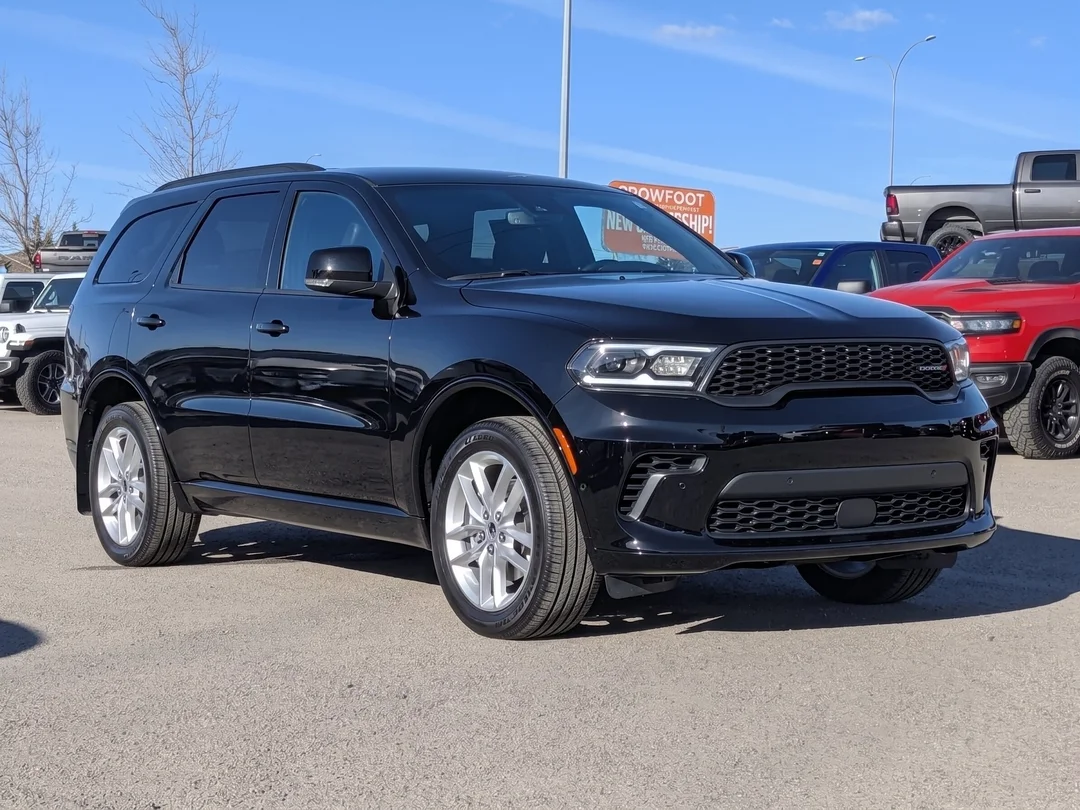 New 2026 Black Dodge GT Plus - - AWD - GT Plus Pkg (2BH) - 2nd Row Captain Chairs - Leather?Faced Bucket Seats & More! image 2