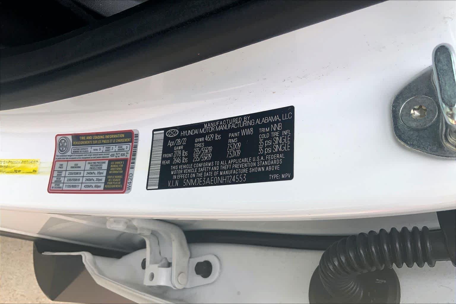 Certified Used 2022 Quartz White Hyundai Limited image 34