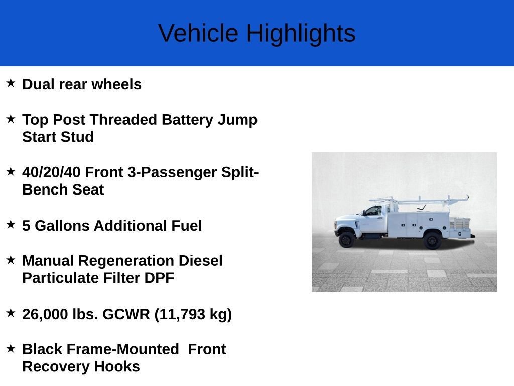 New 2024 Summit White Chevrolet Work Truck image 3
