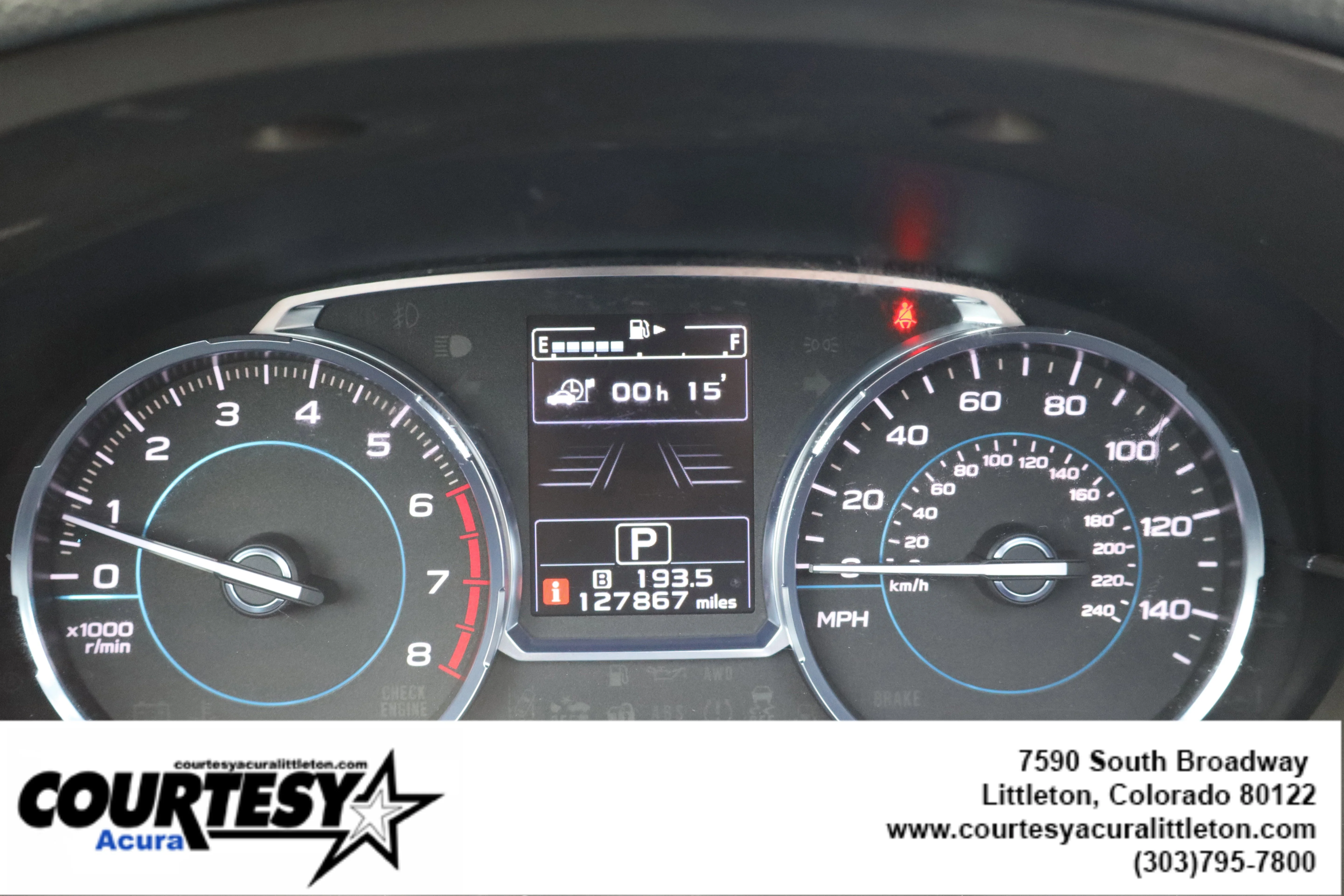 Used 2018 Quartz Blue Pearl Subaru Touring image 13