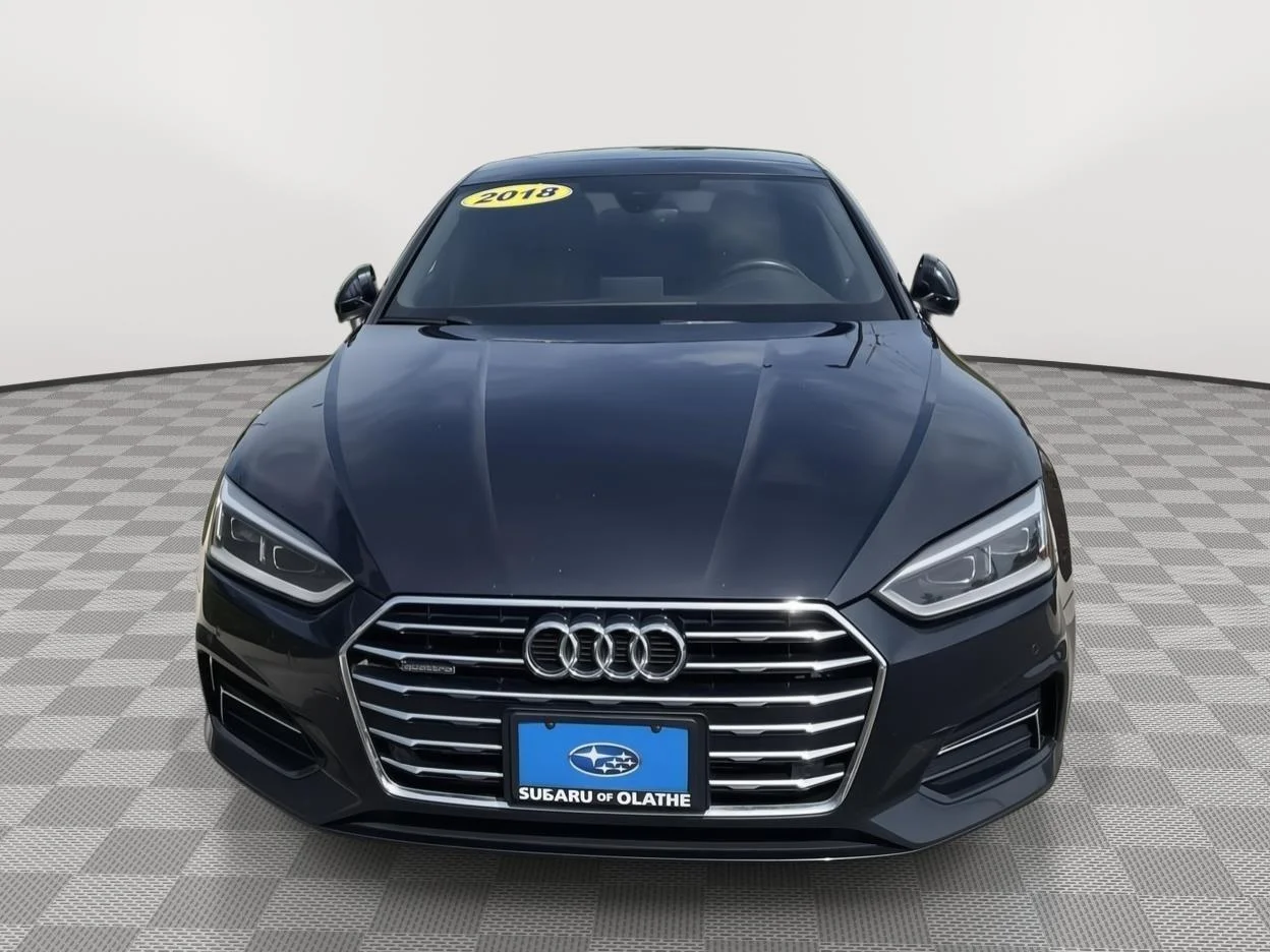 Used 2018 Moonlight Blue Metallic Audi Premium Plus image 9