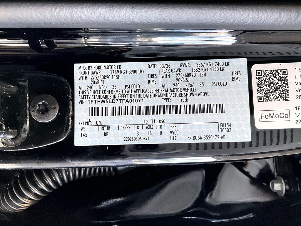 New 2026 Black Ford Lariat image 17