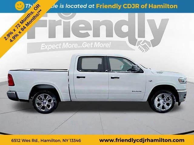 New 2026 Bright White Clear-Coat Exterior Paint RAM BIG HORN image 6