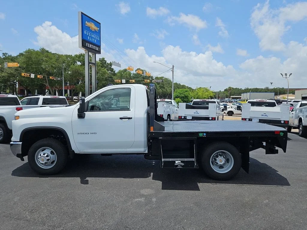 New 2025 Summit White Chevrolet Work Truck image 4