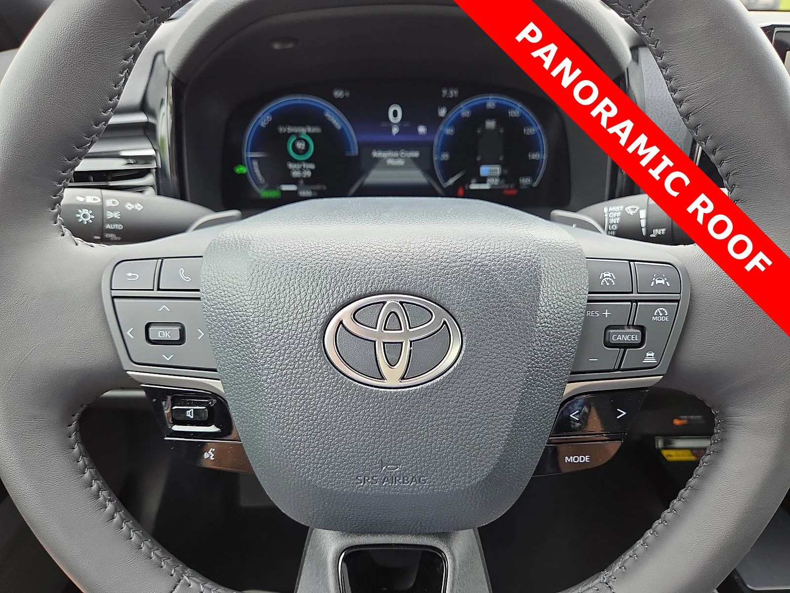 Used 2025 Ocean Gem/Midnight Black Metallic Toyota XSE image 24